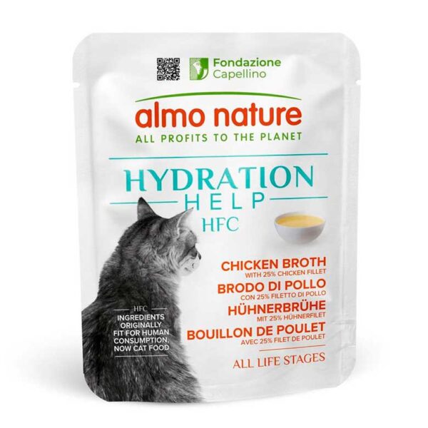 Almo Nature HFC Ajuda na Hidratação – Caldo de Frango