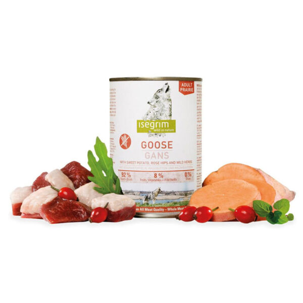 Isegrim 400g - Ganso com batata doce, roseira brava e ervas