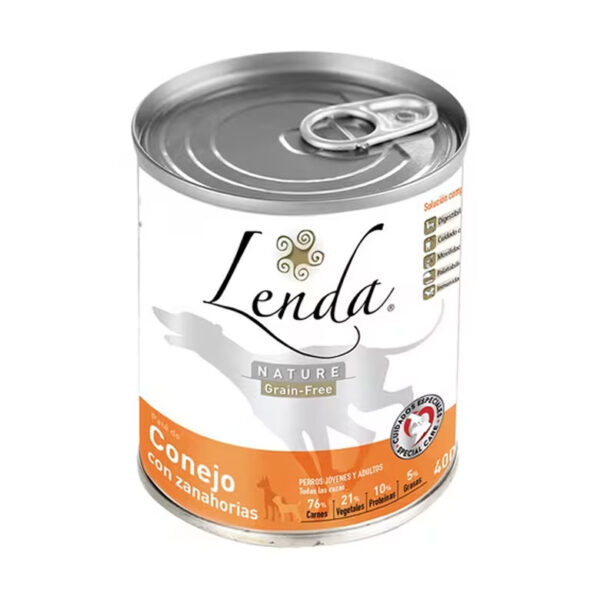 Lenda - Coelho com cenouras 400g