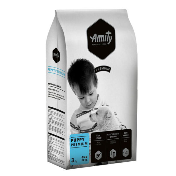 Amity Premium Puppy - Frango e Arroz