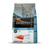 Bravery Gato Adulto - Salmão Sem Cereais