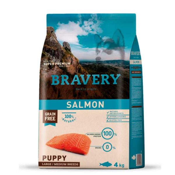 Bravery – Salmão Sem Cereais (médio/grande)