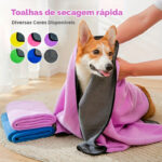 Toalha de Microfibra Macia para Banho de Pets - Image 15