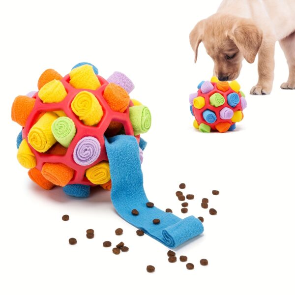 Bola de Atividades com Fleece para Cães Anti tédio e Lavável