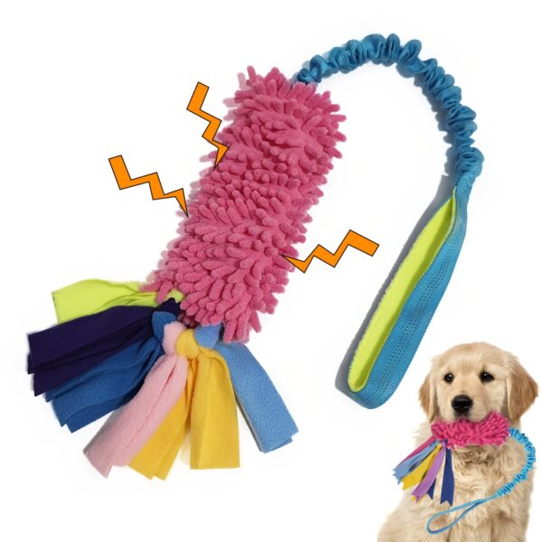 Brinquedo Interativo com Franjas e Apito para Cães