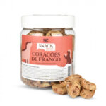 Biscoitos Liofilizados de Coração de Frango