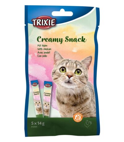 Snack cremoso de frango