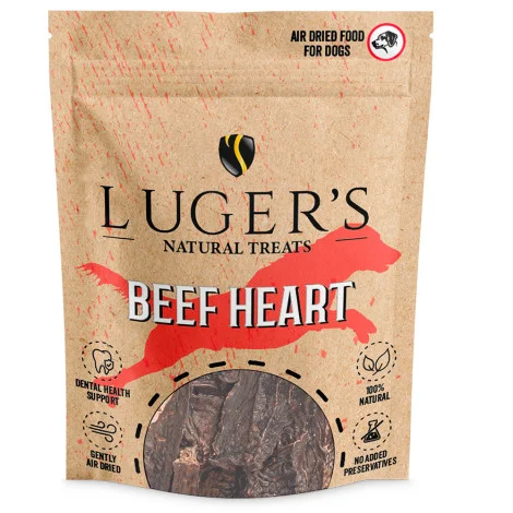 Luger's Natural Treats Coração de Vaca